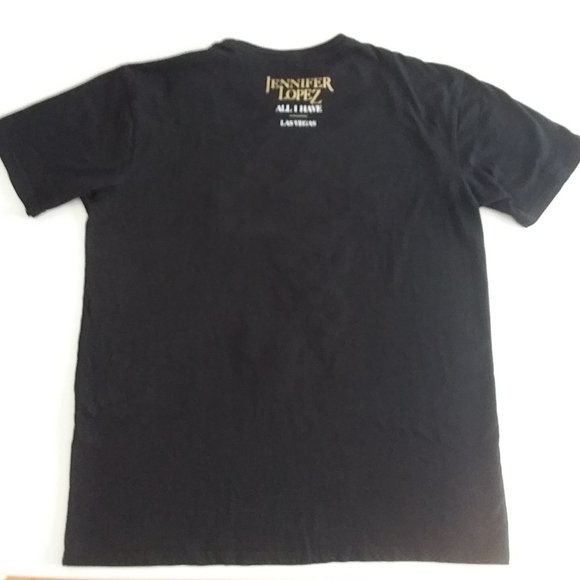 Jennifer Lopez All I Have Los Vegas black Tee - Picture 2 of 7